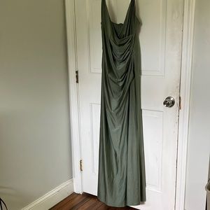Green prom dress XL